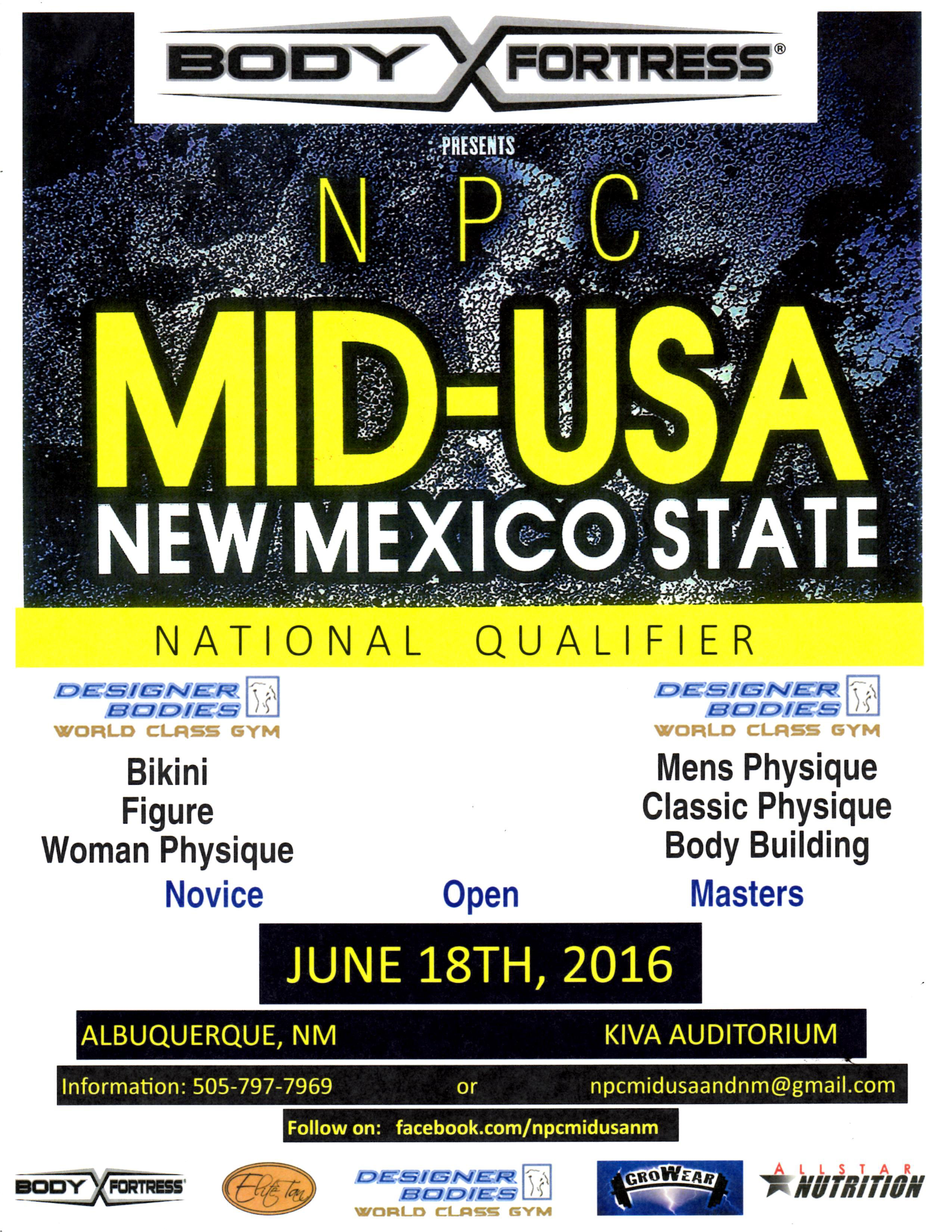 Mid USA/New Mexico State Championships NPC News Online