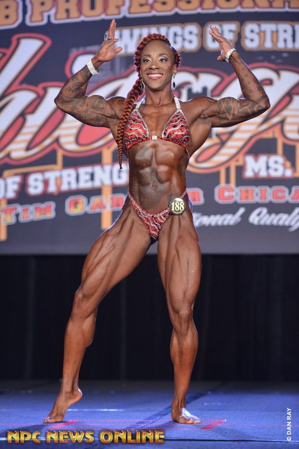 NPC/IFBB Pro League Transformation Women's Physique Competitor