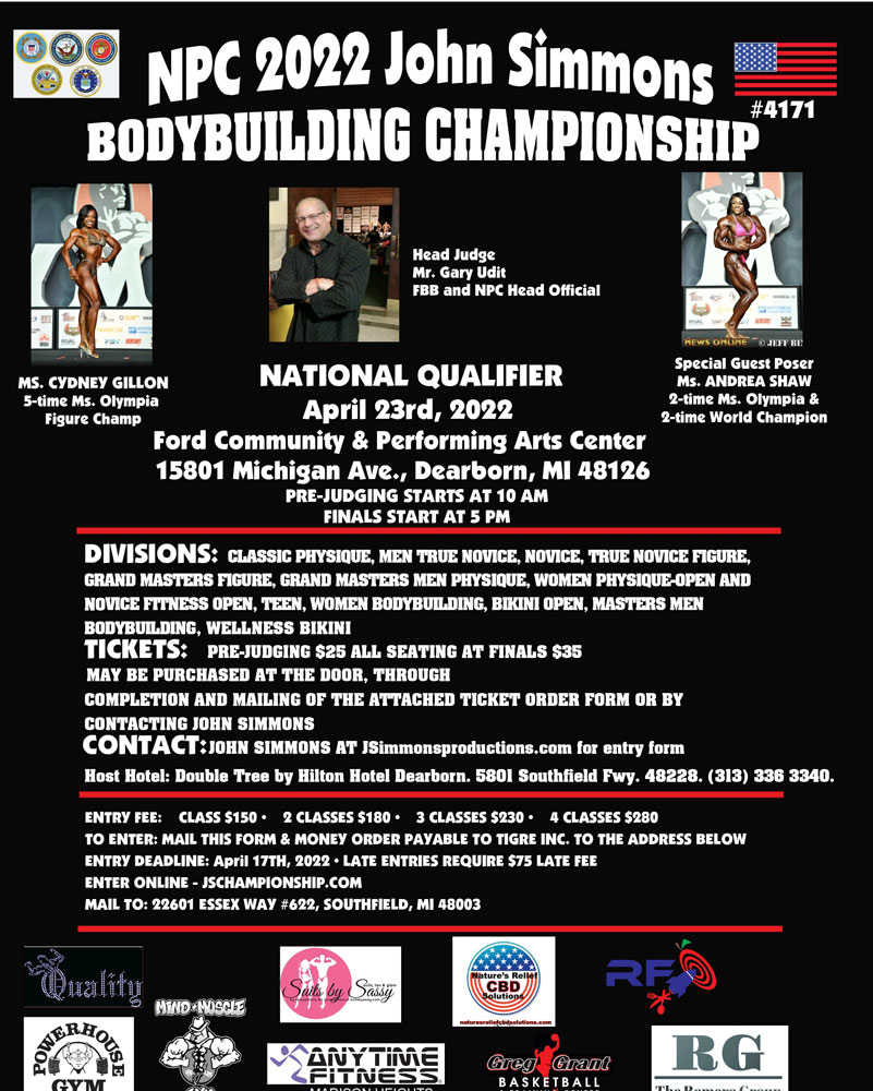 2022 NPC John Simmons Bodybuilding Championships - NPC News Online