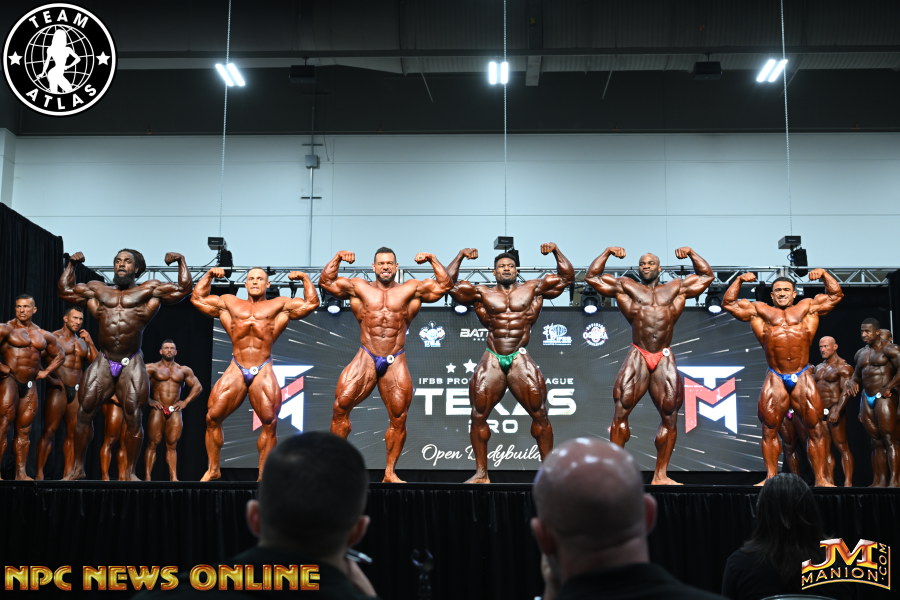 2022 IFBB Texas Pro Men’s Bodybuilding Prejudging Comparisons Photo