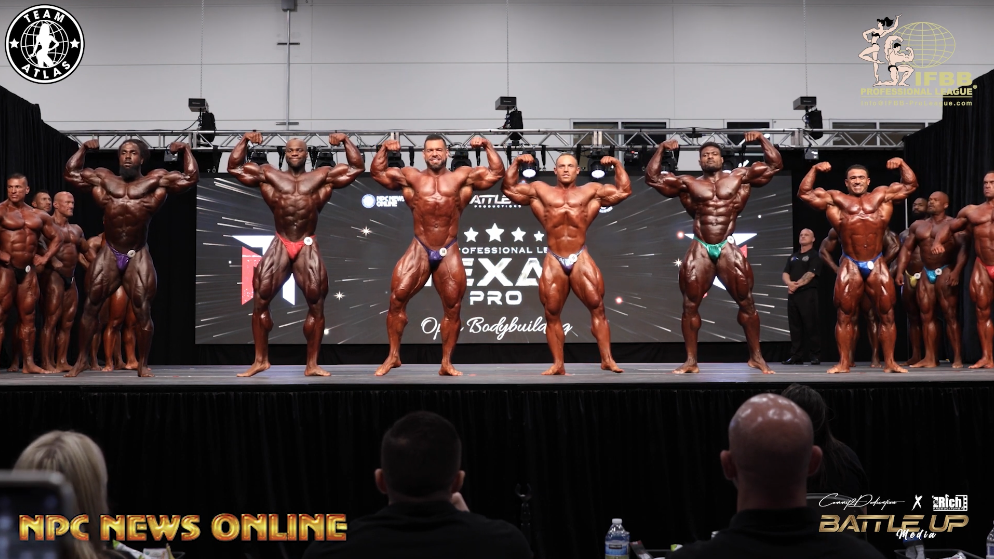 2022 IFBB Texas Pro Men’s Bodybuilding Prejudging Comparisons Video