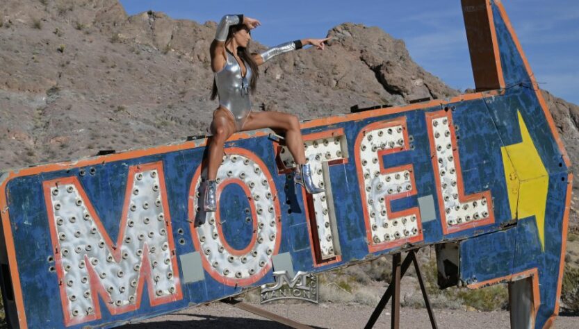 Janet Layug 2022 Ifbb Pro Bikini Ghost Town Photo Shoot Pt 1 Npc News Online 7258