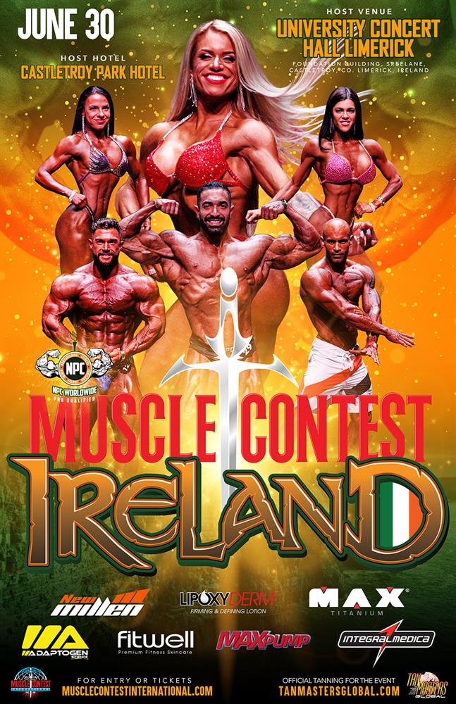 2024 NPC Worldwide Musclecontest Ireland Pro Qualifier NPC News Online