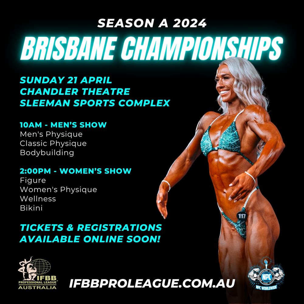 2024 IFBB Professional League Brisbane Championships NPC News Online