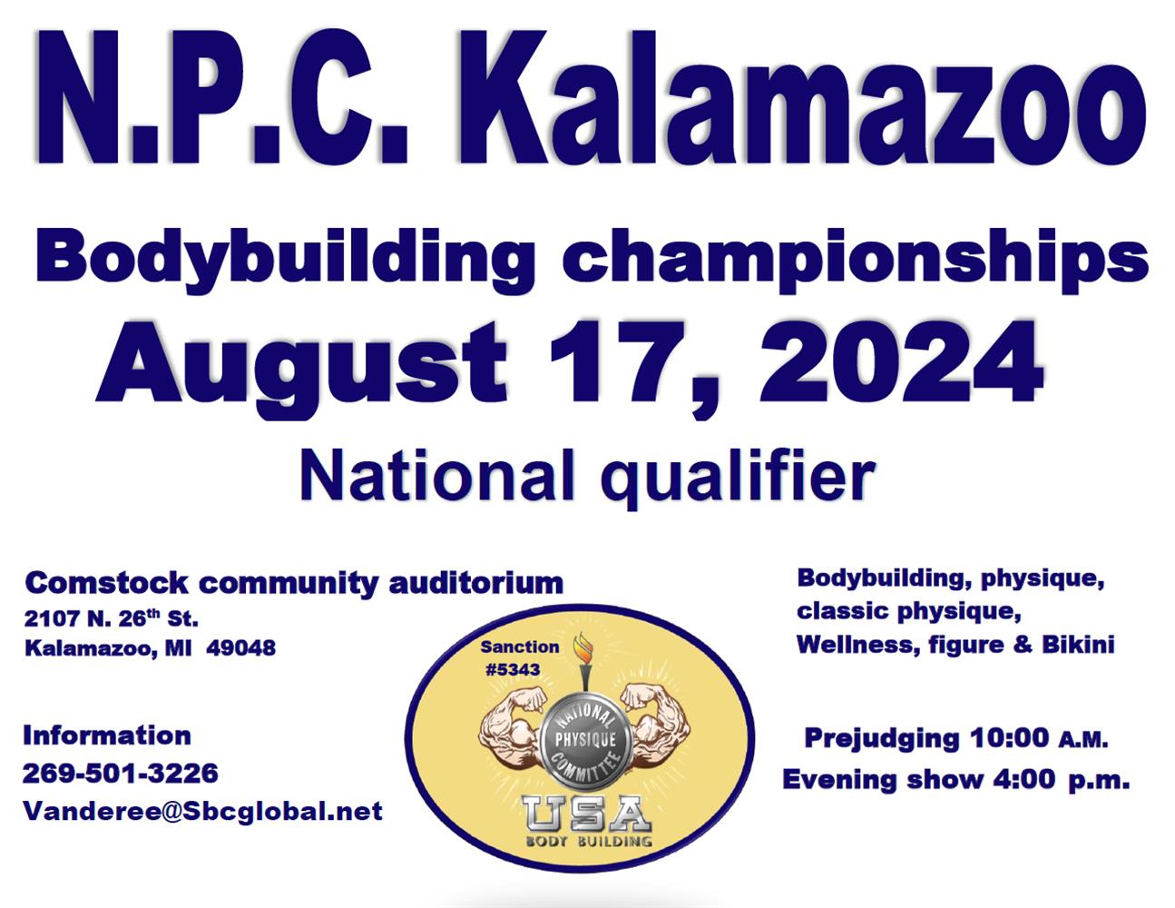 2025 NPC Kalamazoo Bodybuilding Championships NPC News Online