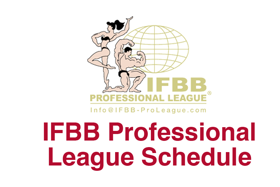 2025 Updated IFBB Professional League Schedule NPC News Online